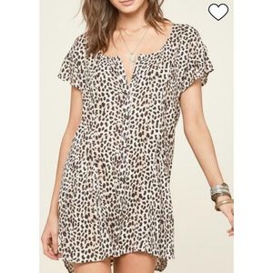 Amuse Society Leopard Sun Dress